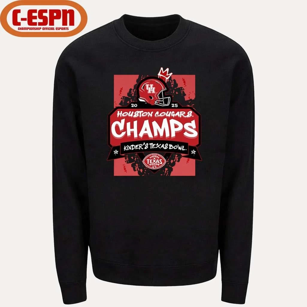 Official Houston Cougars 2025 Texas Bowl Champions Shirt