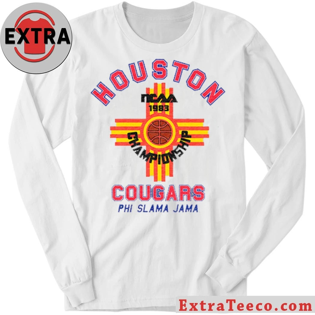 Official Houston Cougars NCAA ’83 Championship Cougars Phi Slama Jama Final Four Heritage Logo Shirt