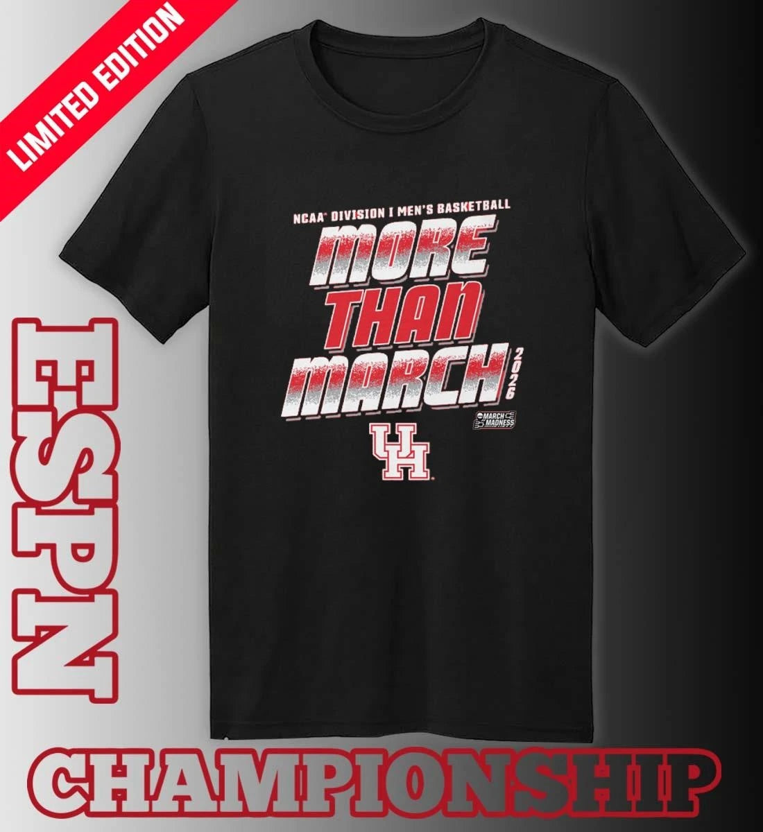 Official Houston Men’s Basketball More Than March 2026 Shirt