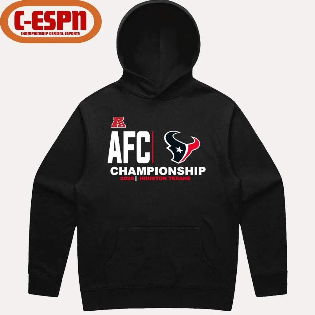 Official Houston Texans 2026 AFC Football Championship Bound T-Shirt