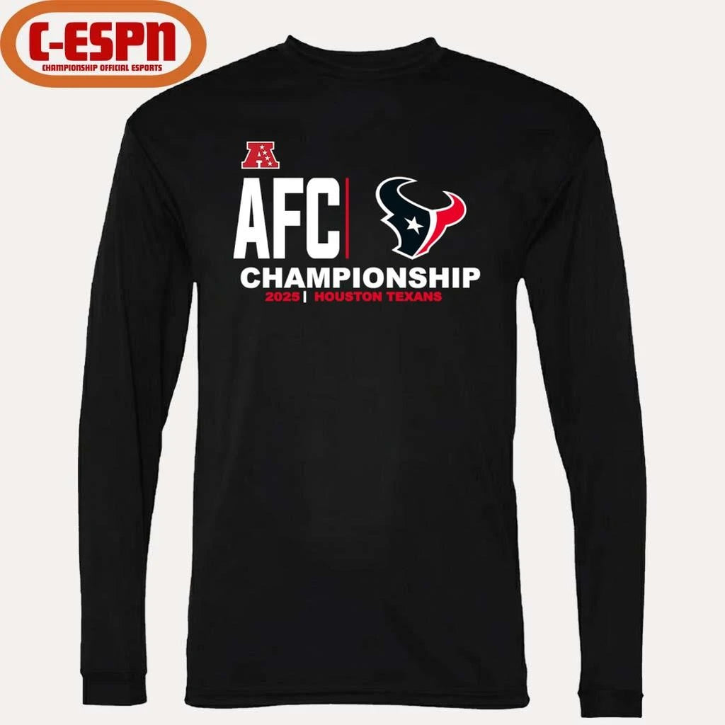 Official Houston Texans 2026 AFC Football Championship Bound T-Shirt