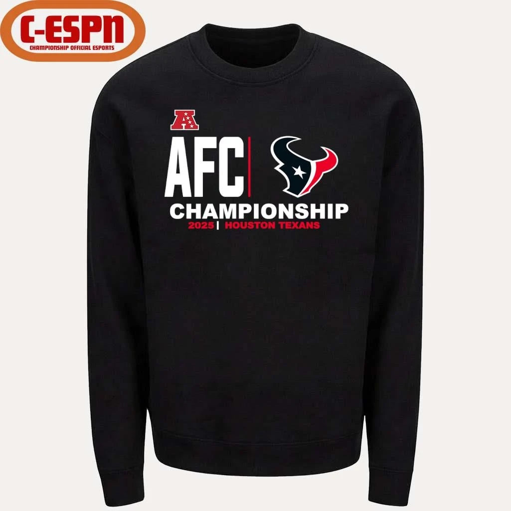 Official Houston Texans 2026 AFC Football Championship Bound T-Shirt
