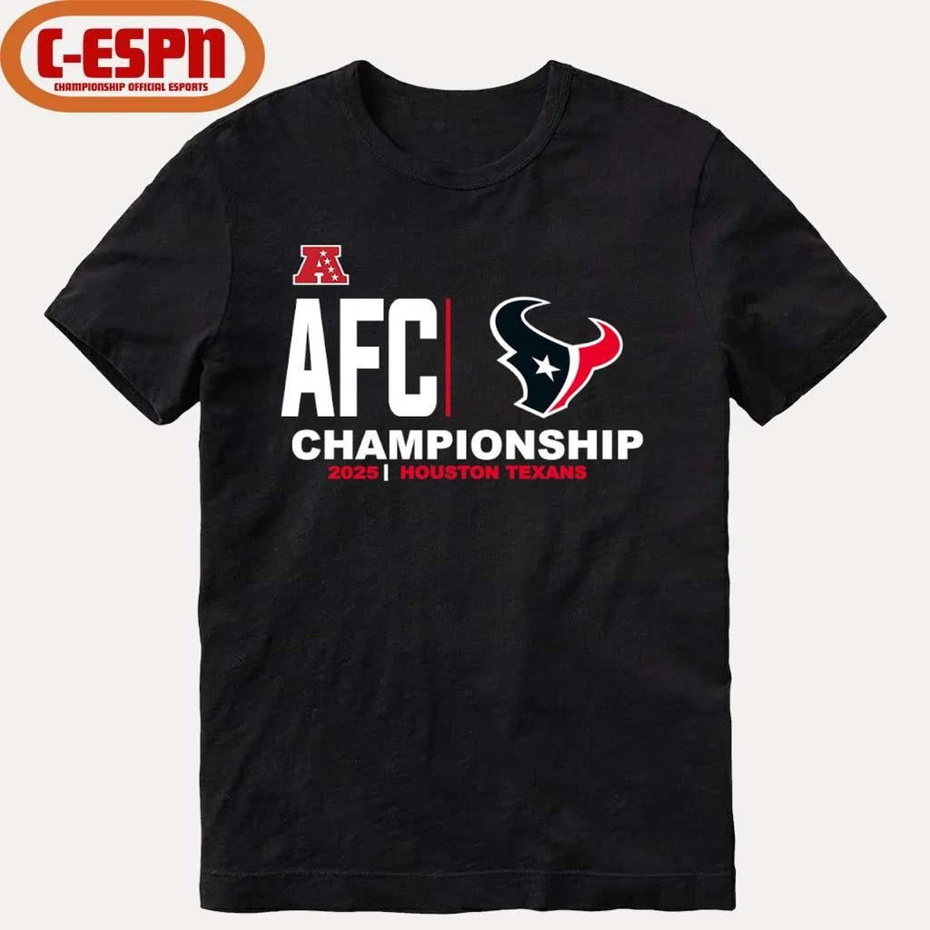 Official Houston Texans 2026 AFC Football Championship Bound T-Shirt