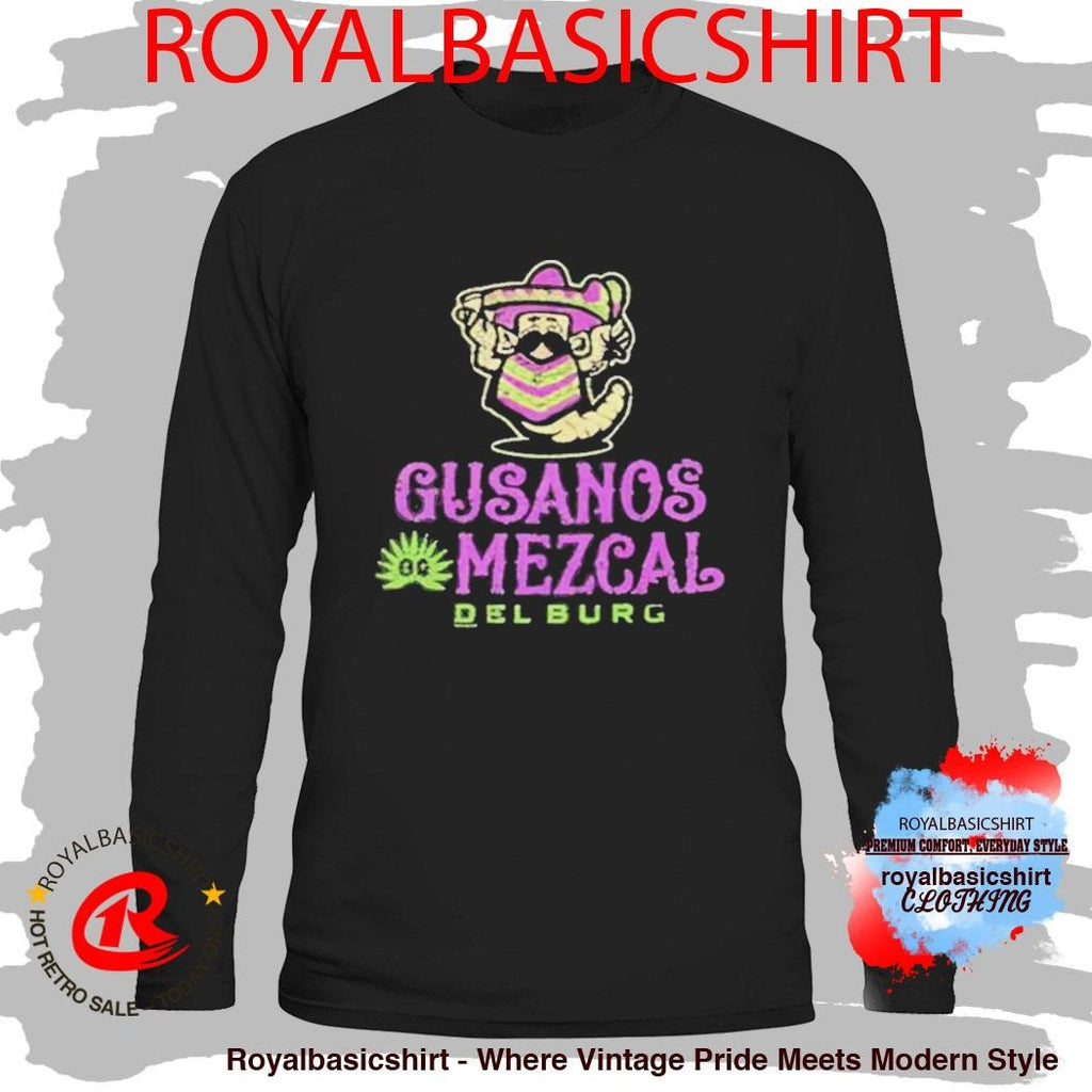 Official Hub City Spartanburgers Gusanos Mezcal Del Burg Shirt
