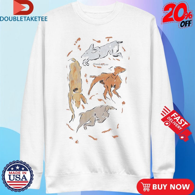 Official Hunter Schafer Wearing Kate Bush Hounds Of Love Shirts