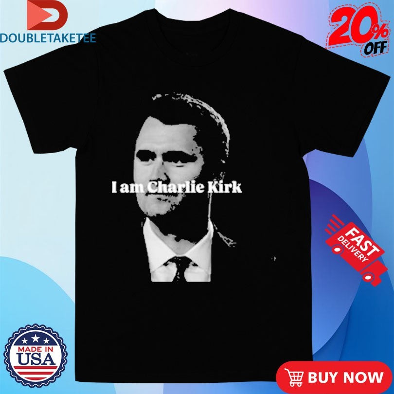 Official I Am Charlie Kirk Face Shirts