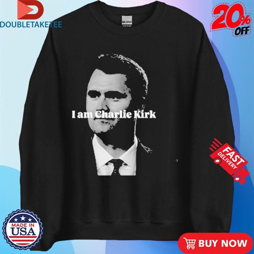 Official I Am Charlie Kirk Face Shirts