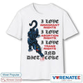 Official I Love Immigrant Rights I Love Abortion Rights I Love Trans Rights And Diet Coke T-Shirt