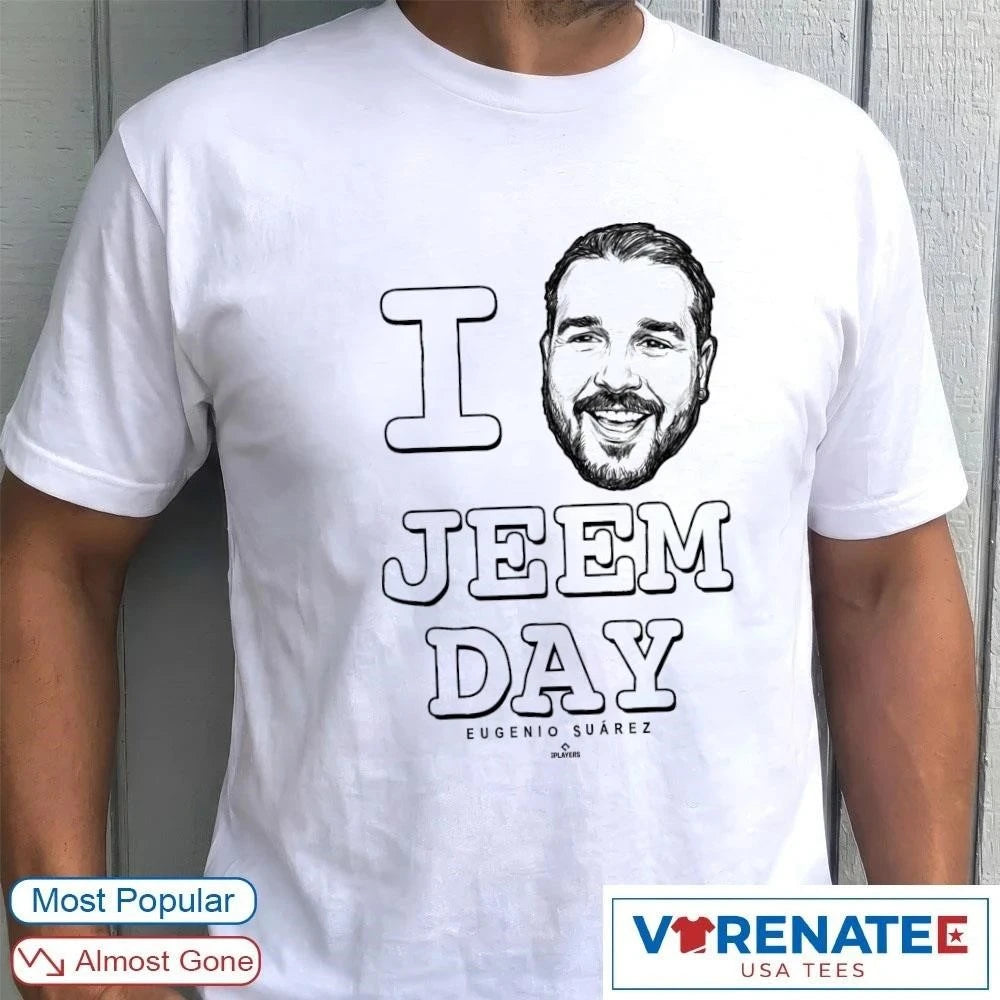 Official I Love Jeem Day Eugenio Suarez Cincinnati Reds T-Shirt