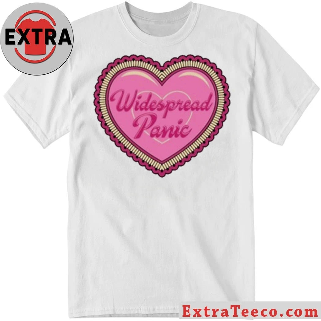 Official I Love Widespread Panic Valentine Shirt