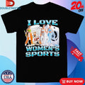 Official I Love Women’s Sports Shirts