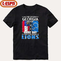 Official I May Live In Georgia But On Gameday My Heart And Soul Belongs To Detroit Lions Shirt