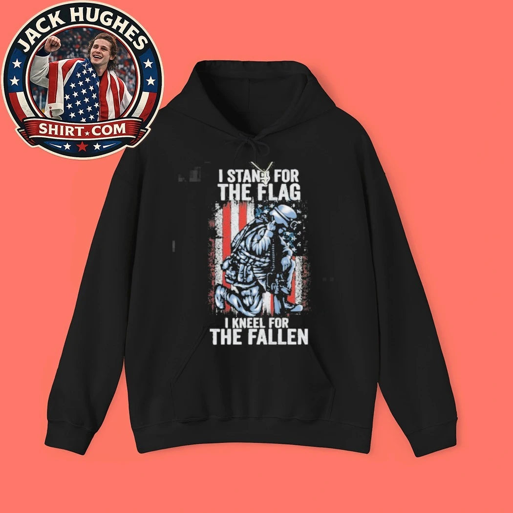 Official I Stand For The Flag I Kneel For The Fallen Soldier Tribute Shirt