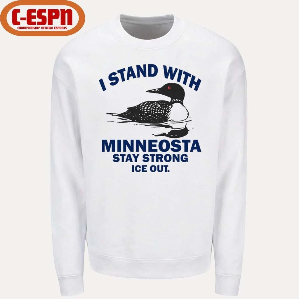 Official I Stand With Minnesota Stay Strong ICE Out T-Shirt