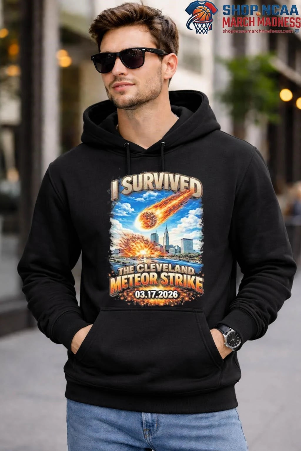 Official I Survived The Cleveland Meteor Strike 03 17 2026 Shirt