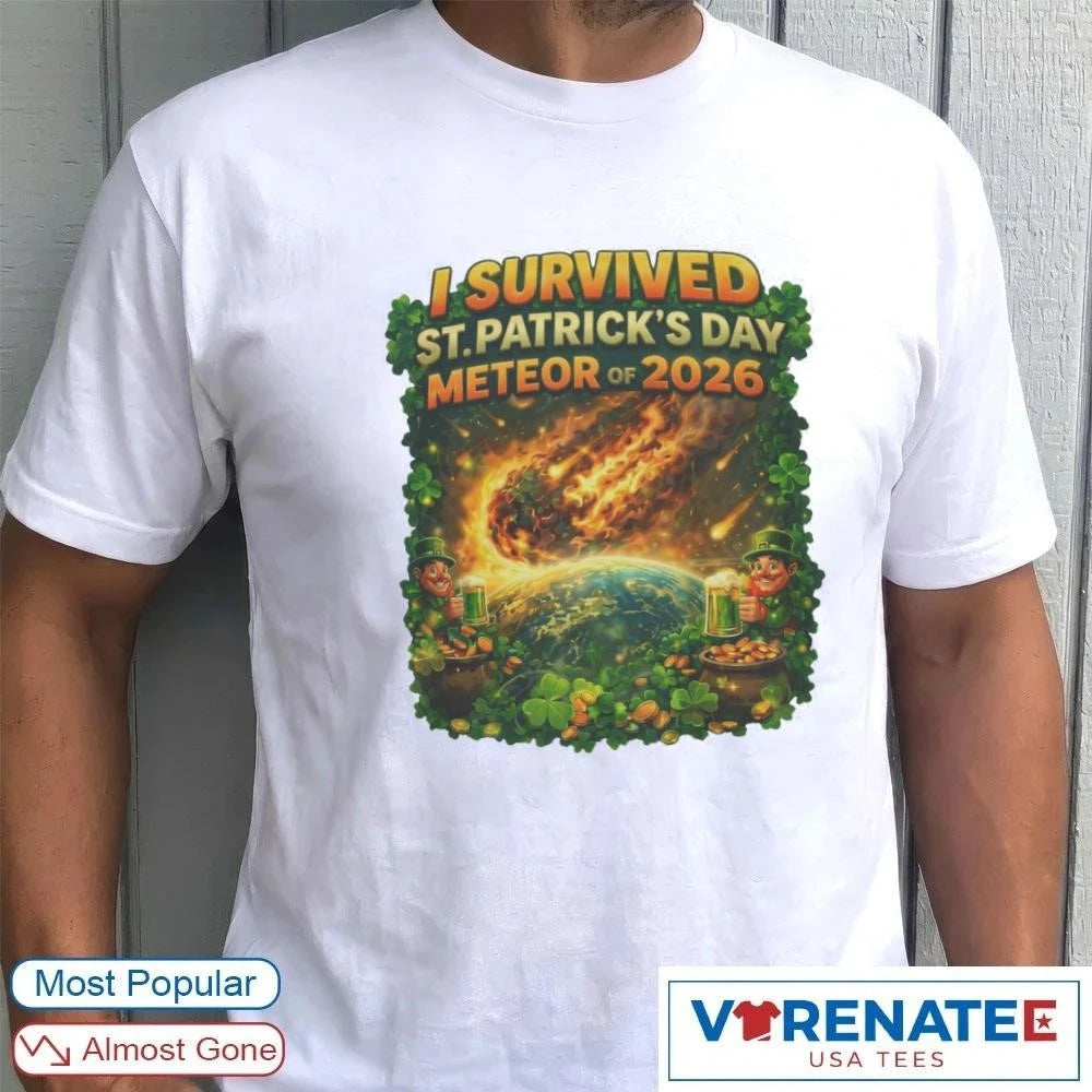 Official I Survived the St. Patrick’s Day Meteor Ohio 2026 T-Shirt