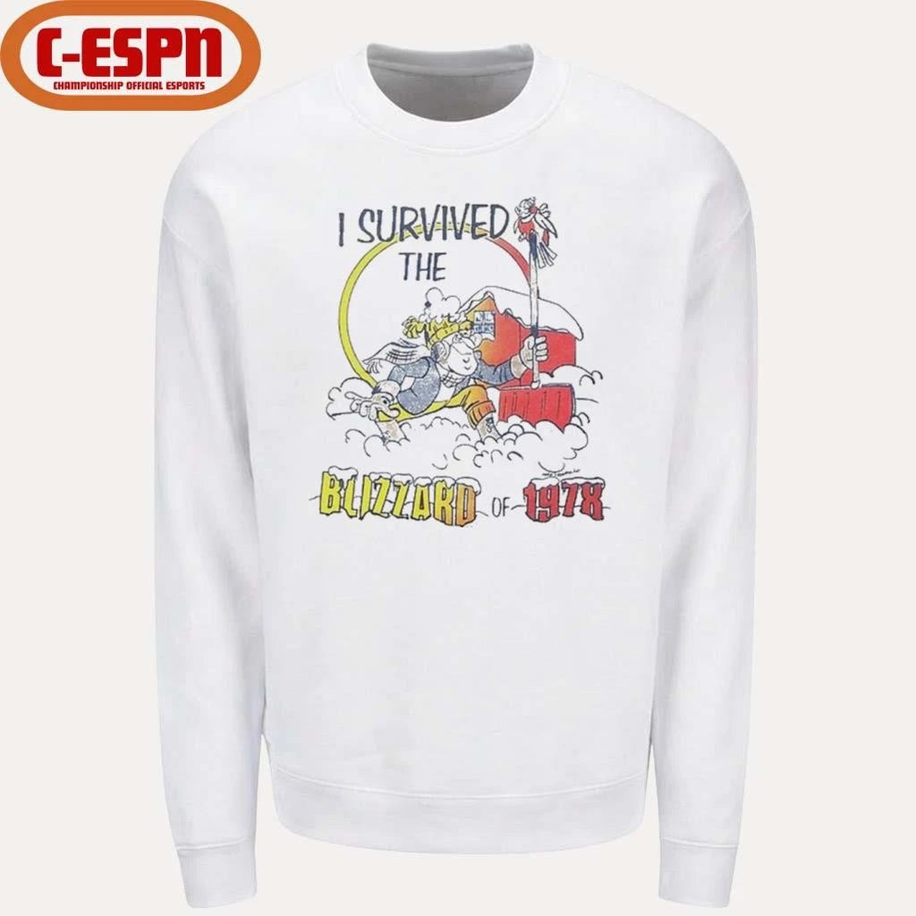 Official I Survived the the Blizzard of 1978 T-shirt
