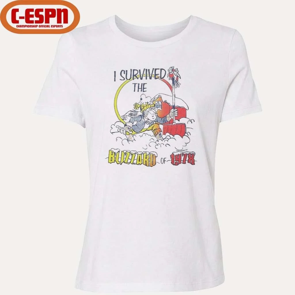 Official I Survived the the Blizzard of 1978 T-shirt