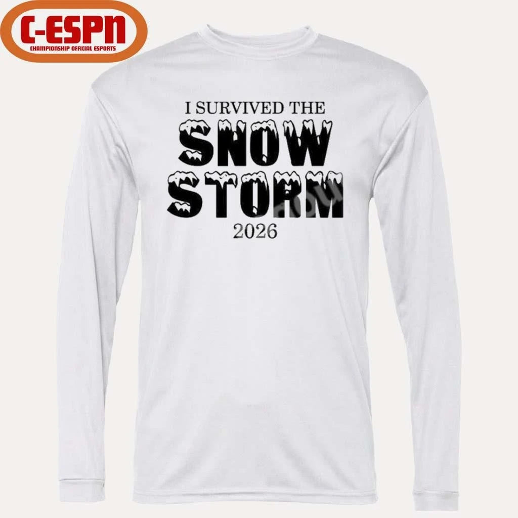 Official I Survived the the snow Storm 2026 Shirt