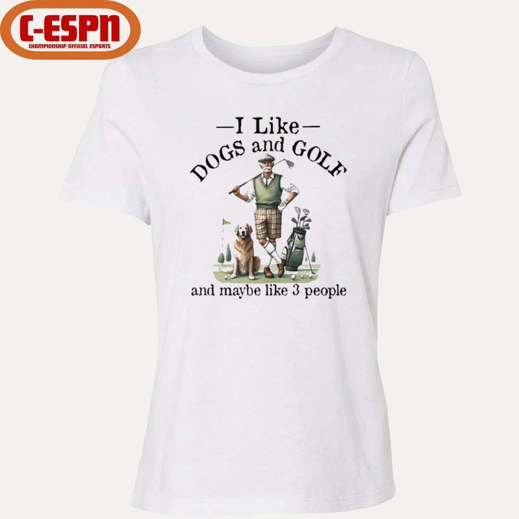 Official I like dogs and golf And maybe like 3 people Shirt