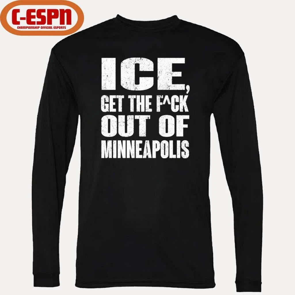 Official ICE Get The Fuck Out Of Minneapolis Viral T-Shirt