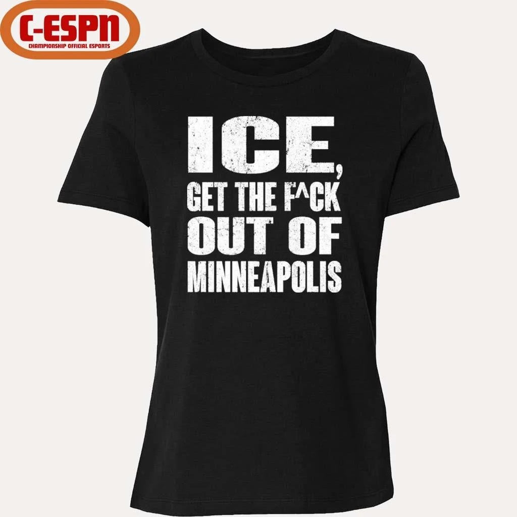 Official ICE Get The Fuck Out Of Minneapolis Viral T-Shirt