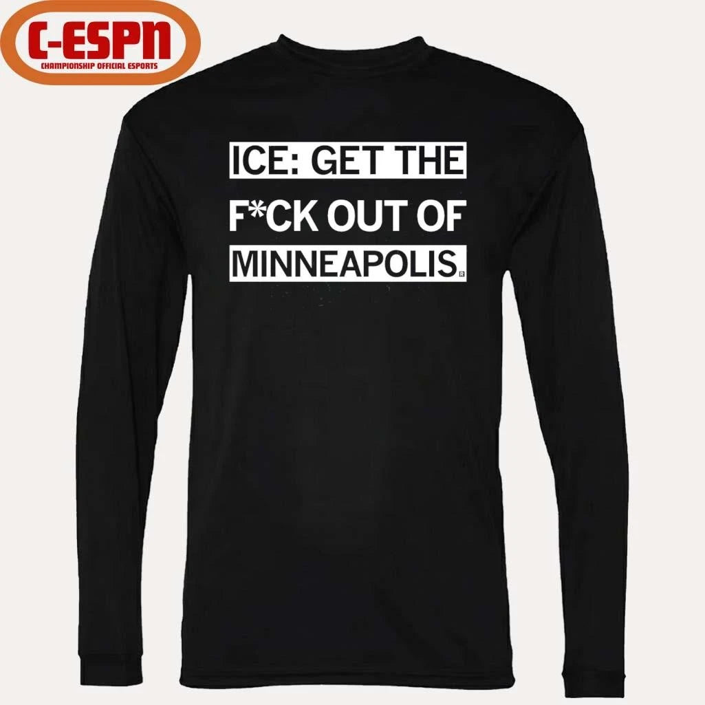 Official ICE Get the F Out of Minneapolis T-Shirt