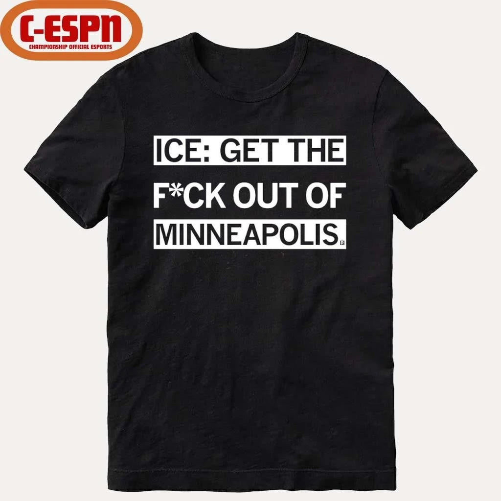 Official ICE Get the F Out of Minneapolis T-Shirt