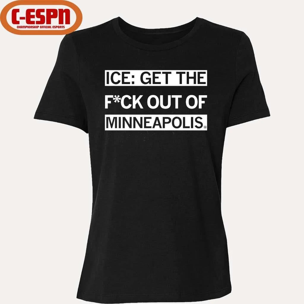 Official ICE Get the F Out of Minneapolis T-Shirt