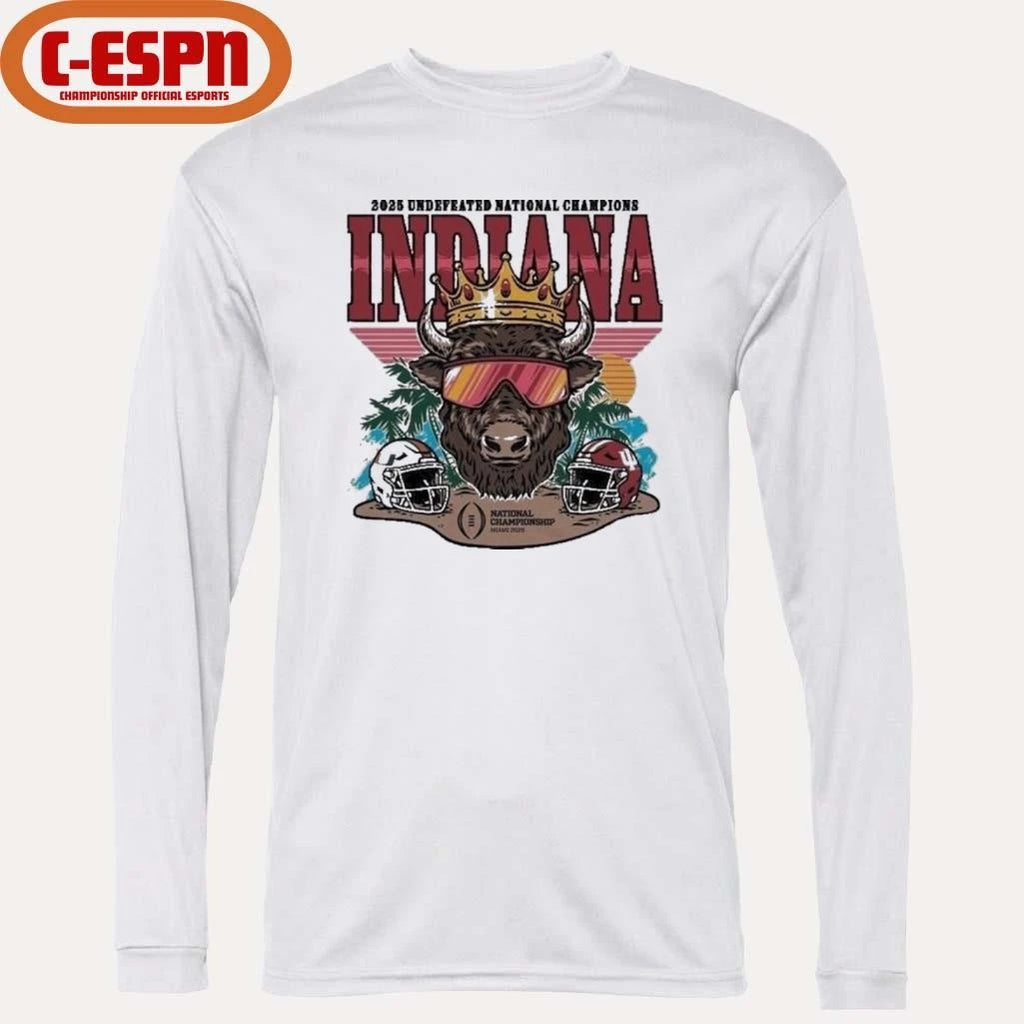 Official IU CFP National Champs Bison Crown Shirt