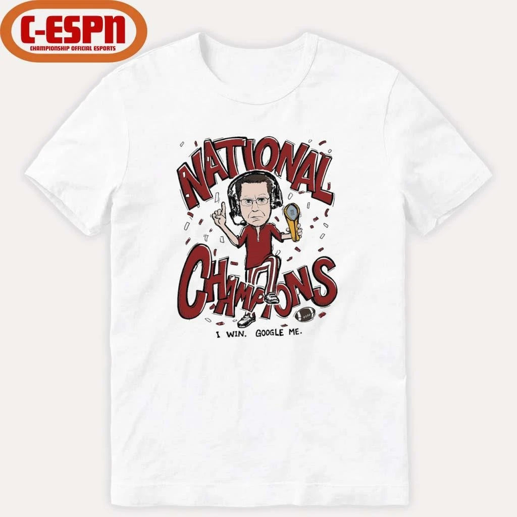 Official IU Football Curt Cignetti Coach National Champions T-Shirt