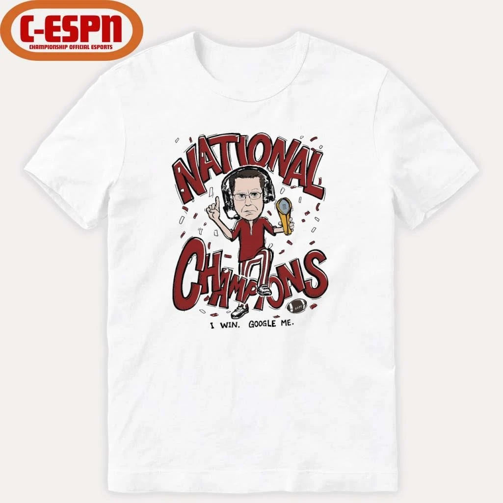 Official IU Football Curt Cignetti Coach National Champions T-Shirt