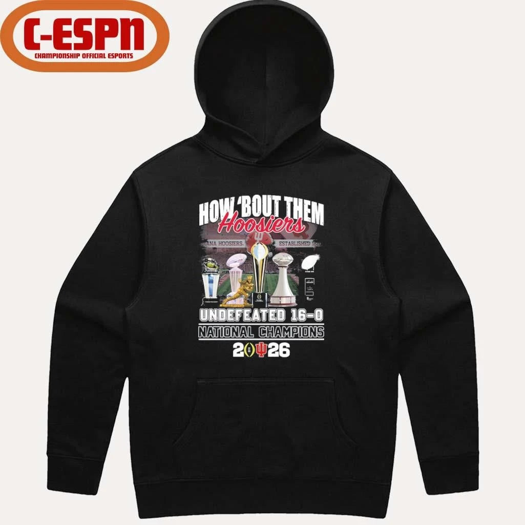Official IU Football How ‘Bout Them Hoosiers National Champions Shirt