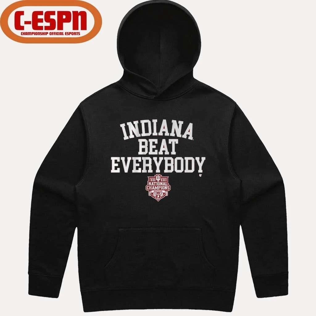 Official IU Football Indiana Beat Everybody CFP National Champions T-Shirt