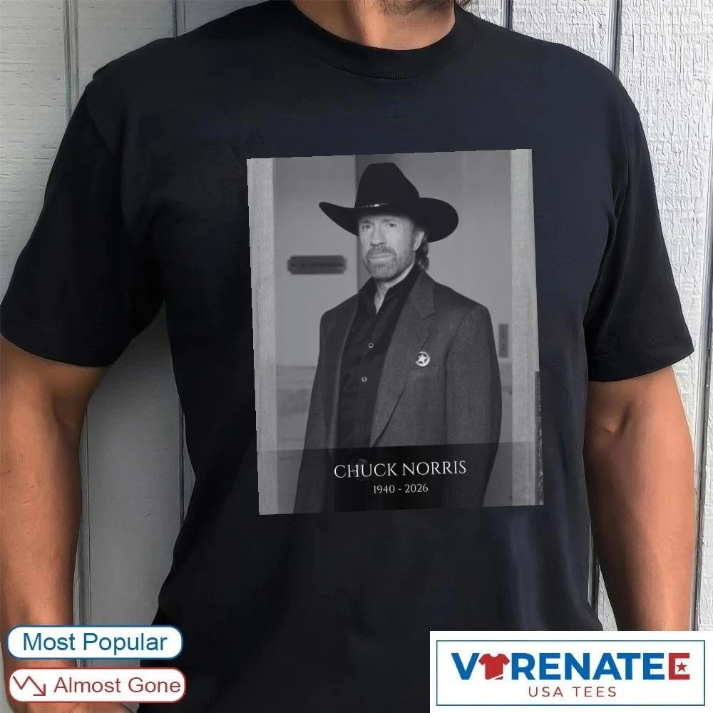 Official Iconic Actor And Martial Artist Chuck Norris Has Died 1940 – 2026 Fox News Poster T-Shirt