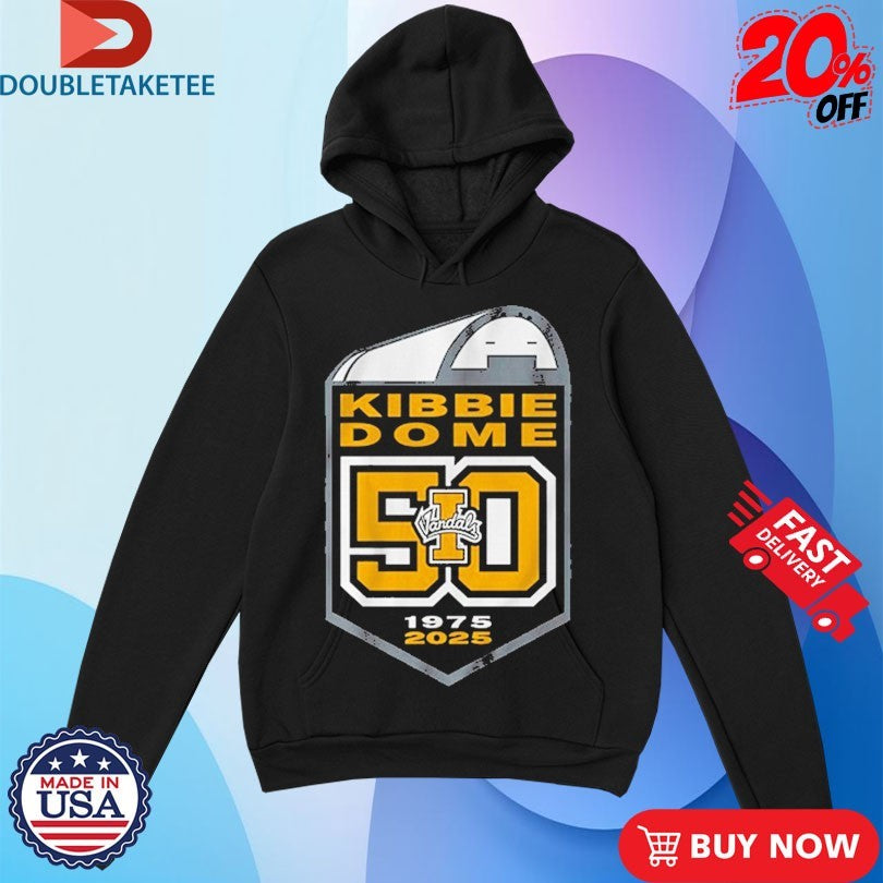 Official Idaho Vandals Kibbie Dome 50th Anniversary Logo Shirts