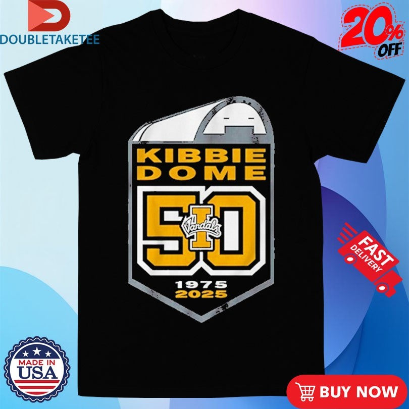 Official Idaho Vandals Kibbie Dome 50th Anniversary Logo Shirts