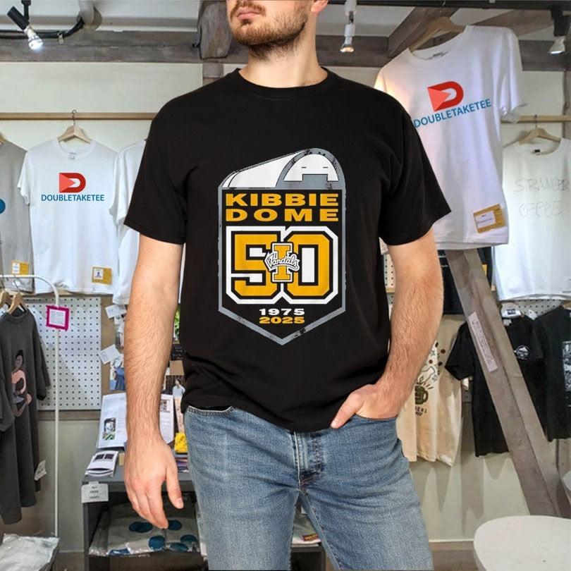 Official Idaho Vandals Kibbie Dome 50th Anniversary Logo Shirts