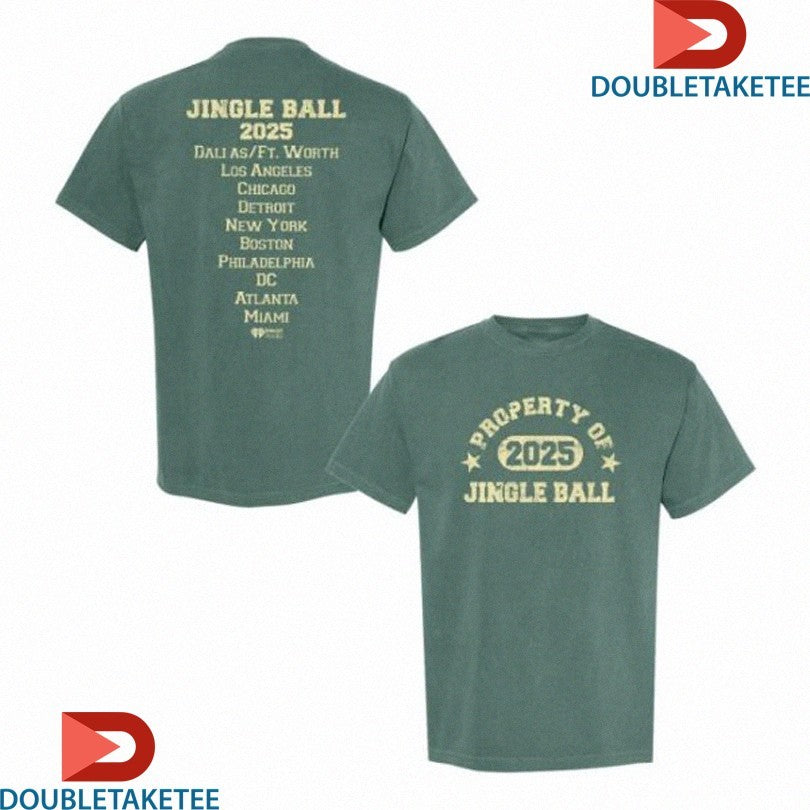 Official Iheart Property Of Jingle Ball 2025 Shirts