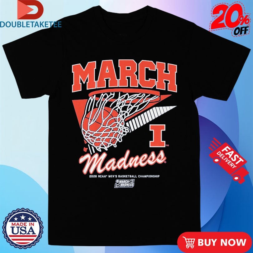 Official Illinois Fighting Illini NCAA Men’s Basketball Champions 2026 March Madness Shirts