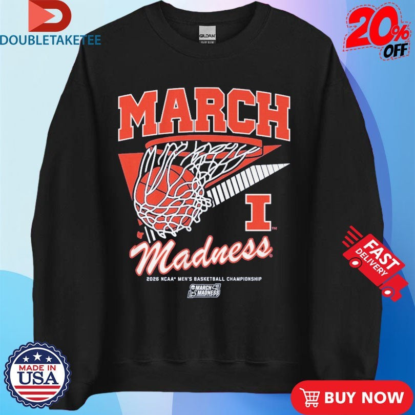 Official Illinois Fighting Illini NCAA Men’s Basketball Champions 2026 March Madness Shirts