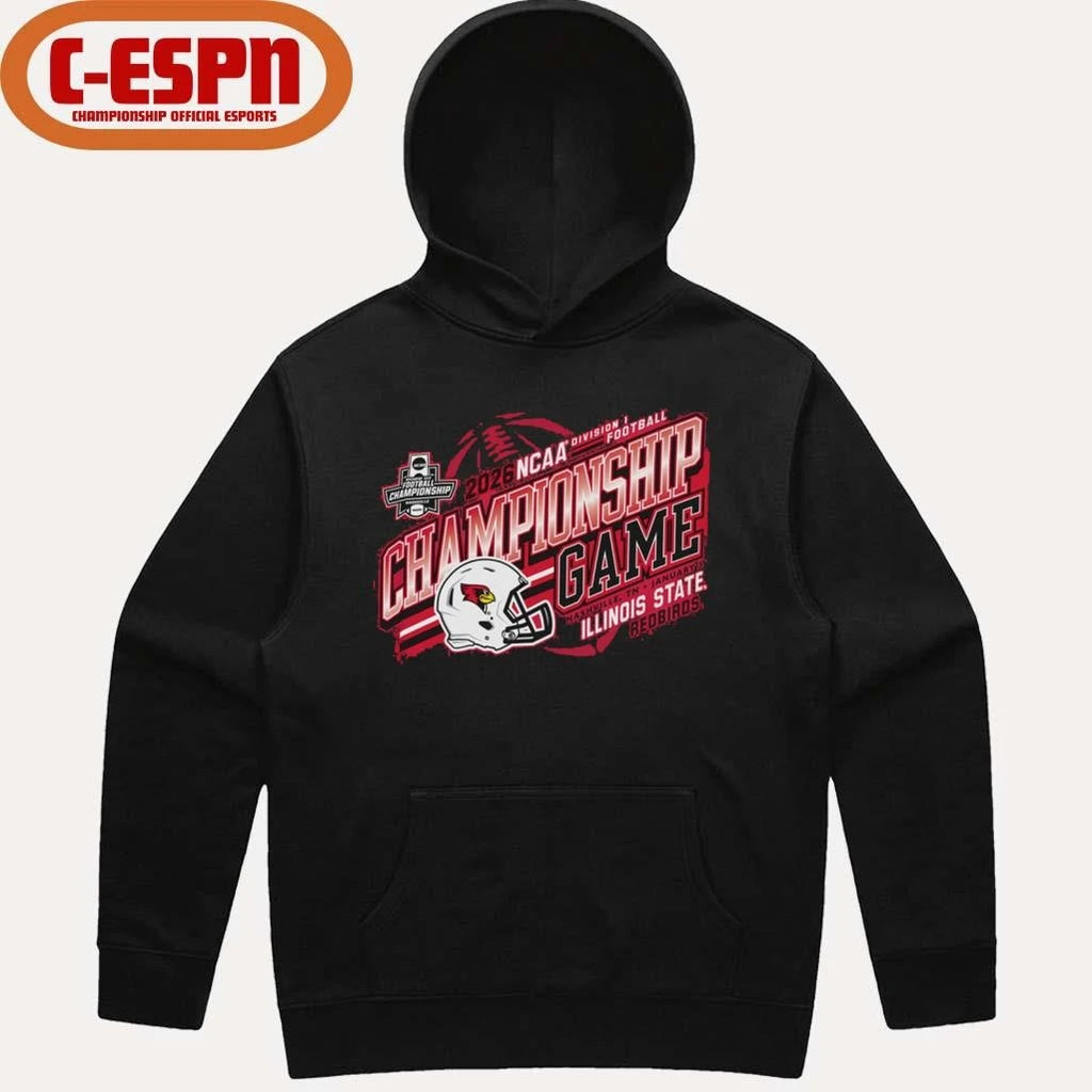 Official Illinois State Football 2026 NCAA FCS Championship Game Bound Shirt