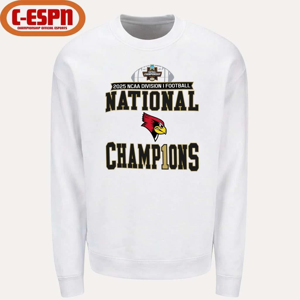 Official Illinois State NCAA DI Football National Champions T-Shirt