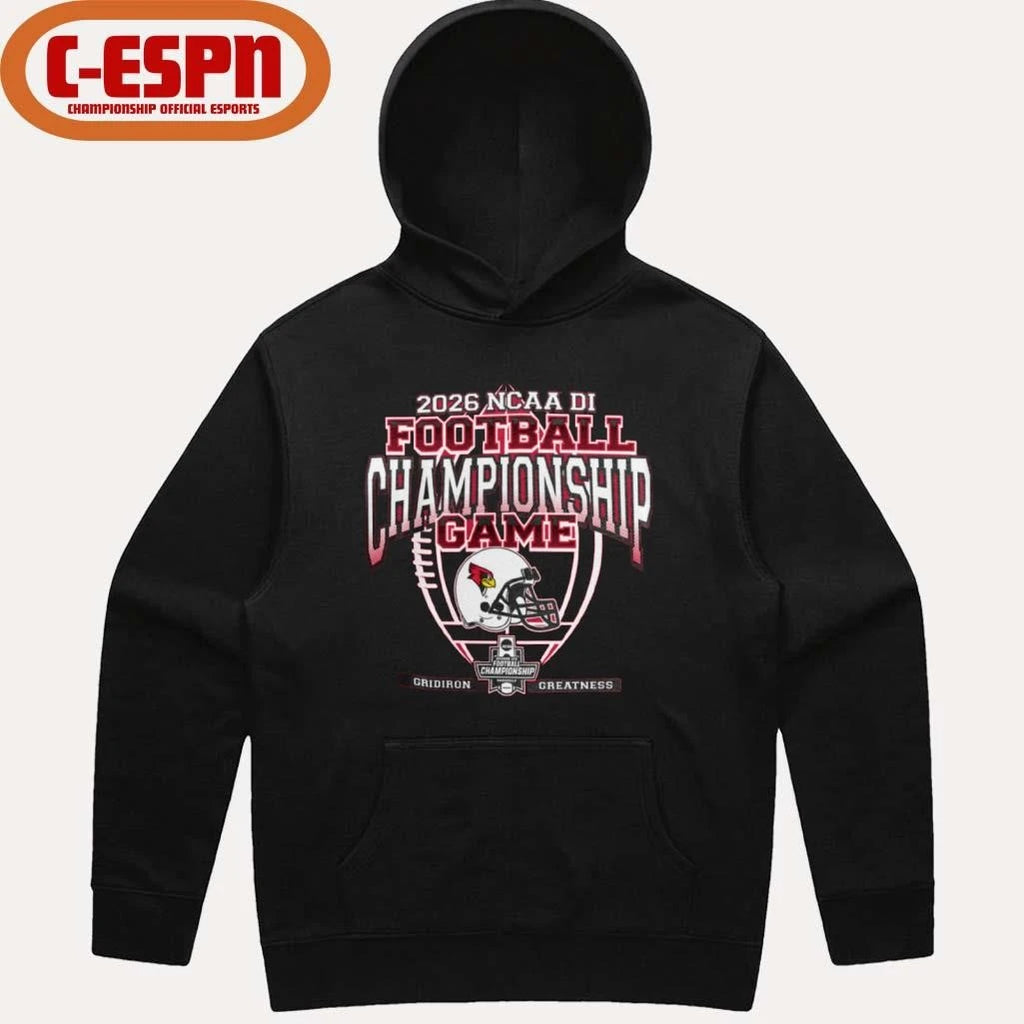 Official Illinois State Redbirds 2026 FCS Football Championship Game Shirt