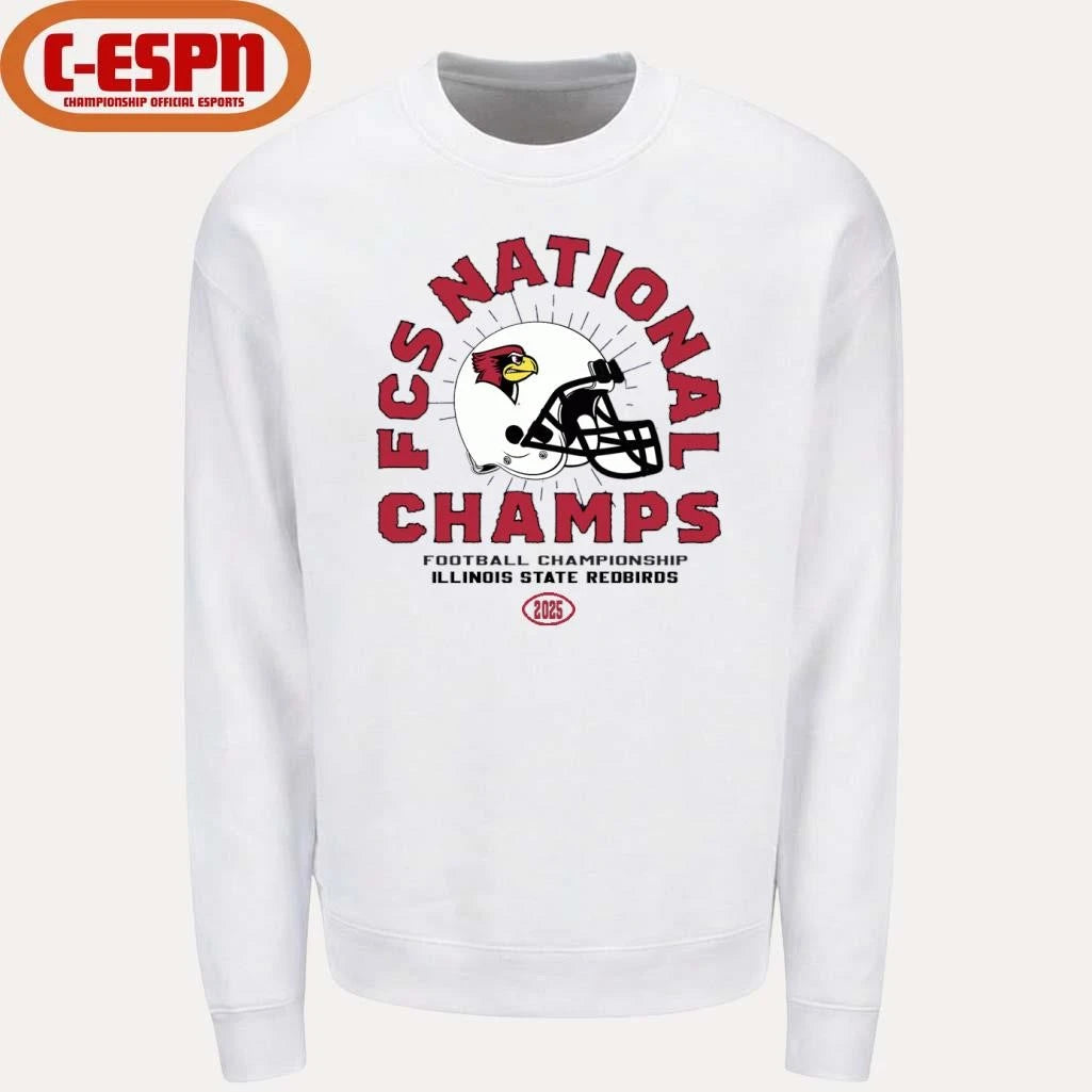 Official Illinois State Redbirds FCS Football National Champions T-Shirt