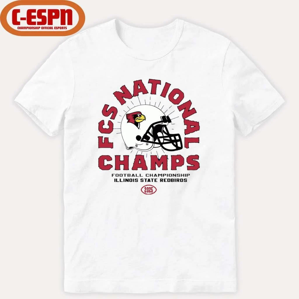 Official Illinois State Redbirds FCS Football National Champions T-Shirt