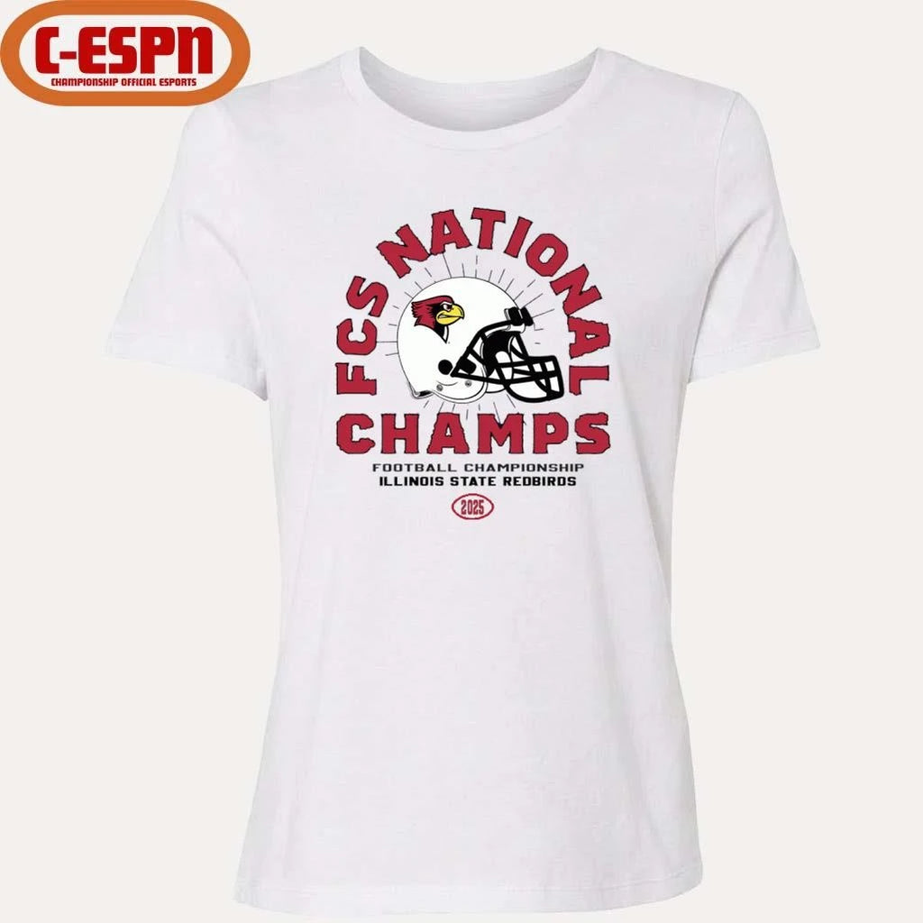 Official Illinois State Redbirds FCS Football National Champions T-Shirt