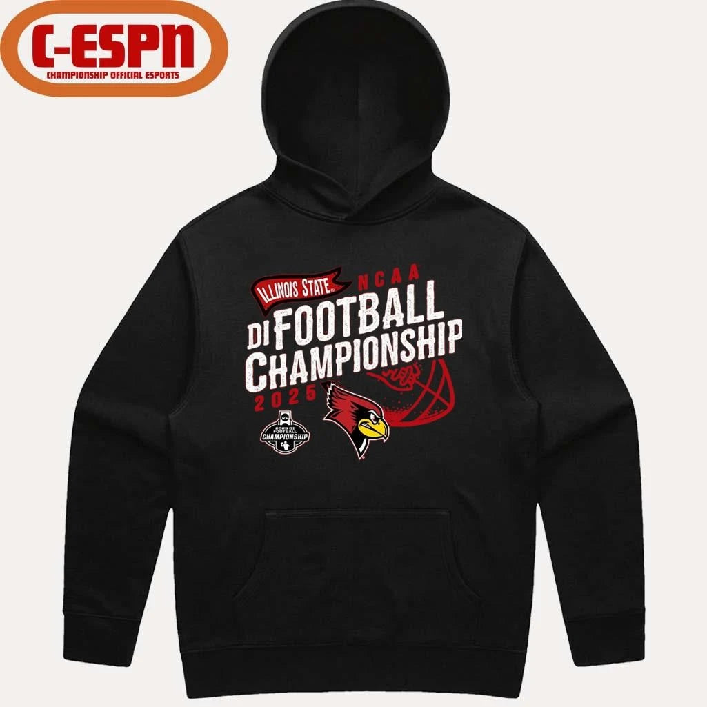 Official Illinois State University Redbirds Football 2025 FCS National Championship Game Bound Shirt