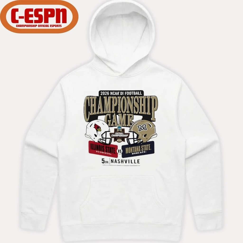 Official Illinois State Vs Montana State FCS DI Football Championship Game Shirt