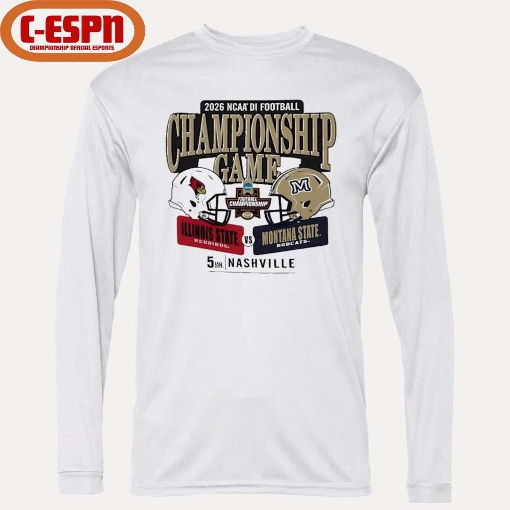 Official Illinois State Vs Montana State FCS DI Football Championship Game Shirt